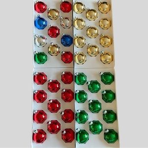 Vintage 44 Pc Glass Ornaments by Rauch Industries